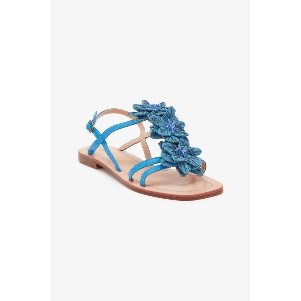 NEW MALIPARMI raffia sandal in blue